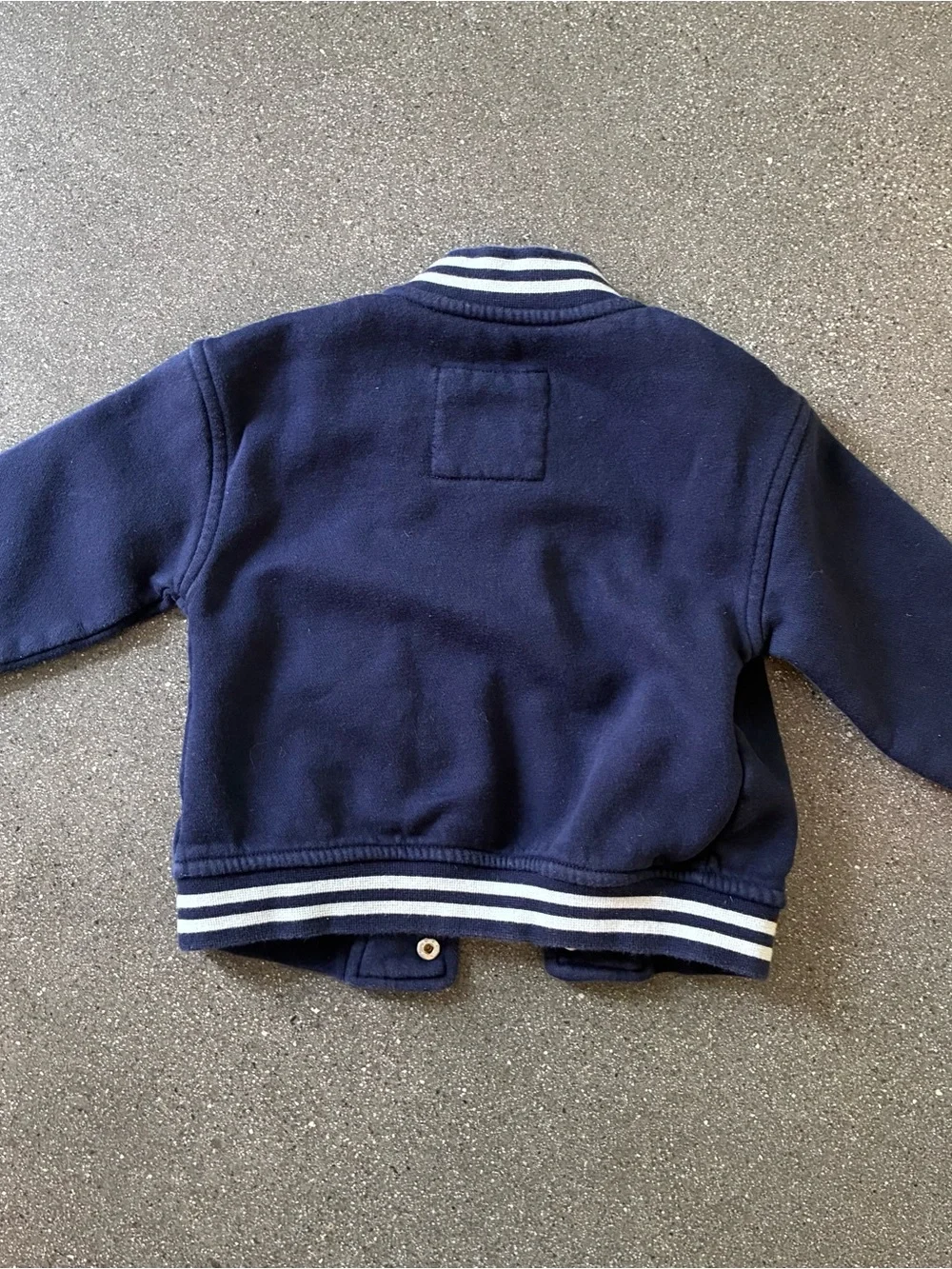 Baby Gap 18-24 months Varsity‎ Jacket Navy Striped Collar